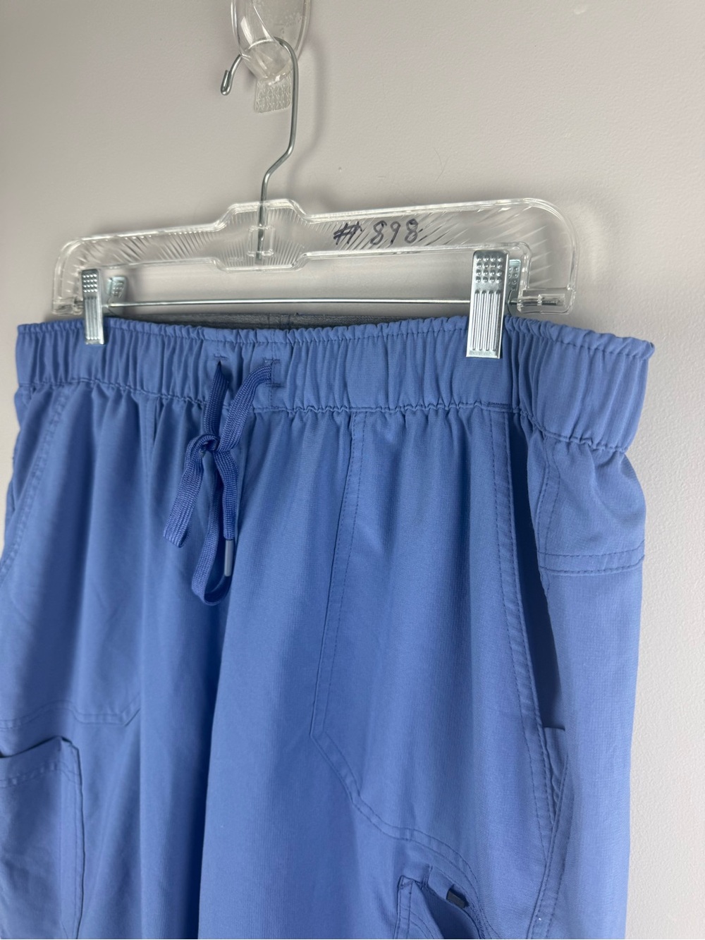 Carhartt Women’s Blue Cross Flex Straight Leg Cargo Scrub Medical Pants SZ XL